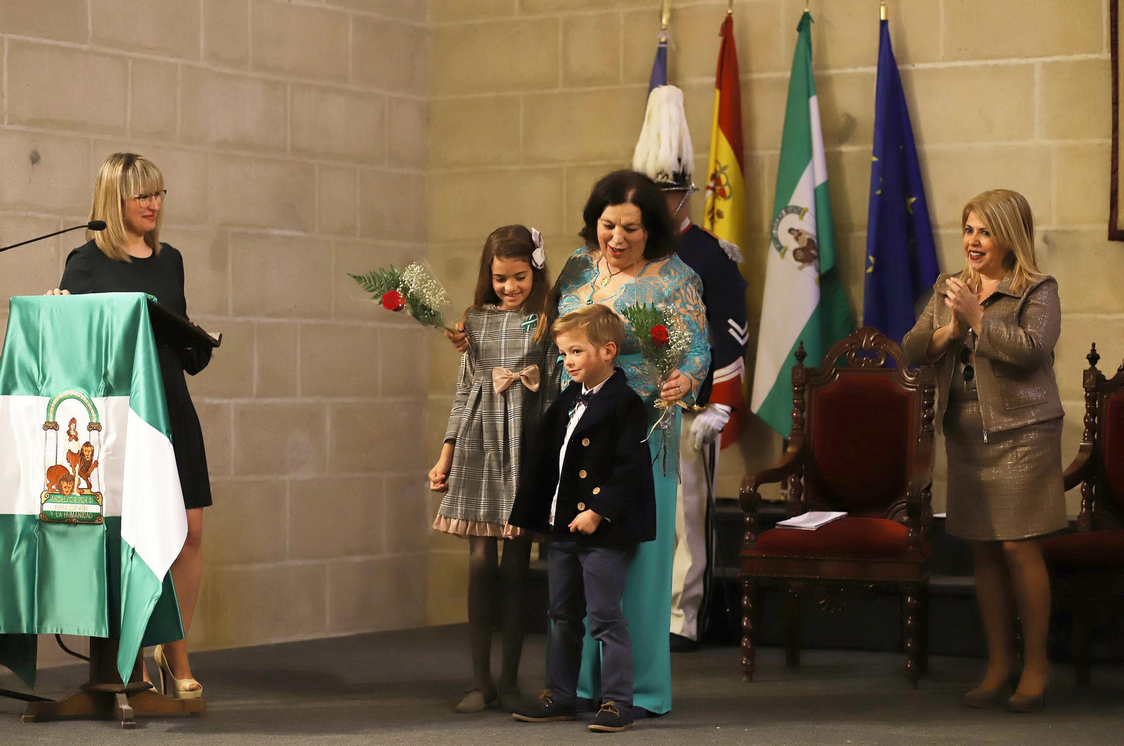 Entrega del Premio de Andalucía a Magdalena Garrido