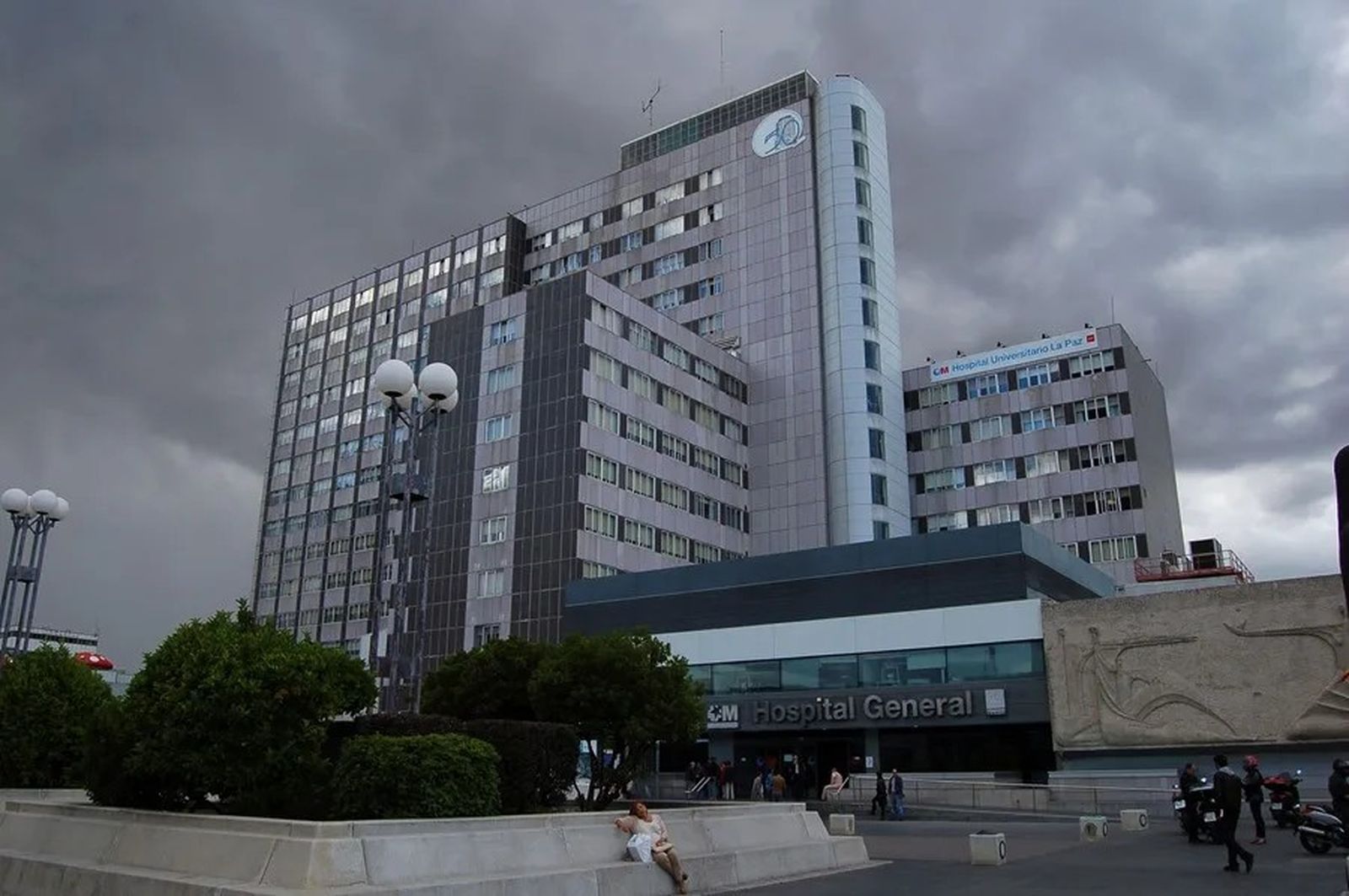 El Hospital la Paz de Madrid.