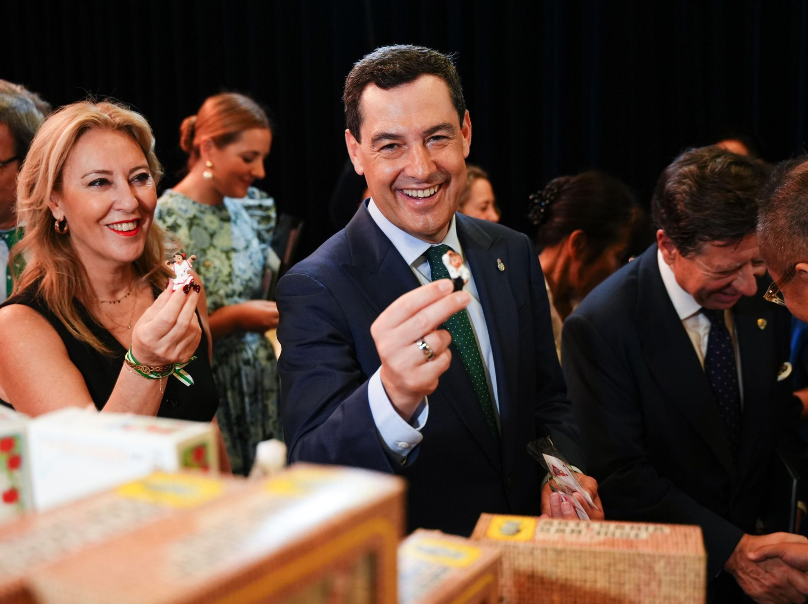 Juanma Moreno y Carolina España, en la Exposición Universal de Osaka.
