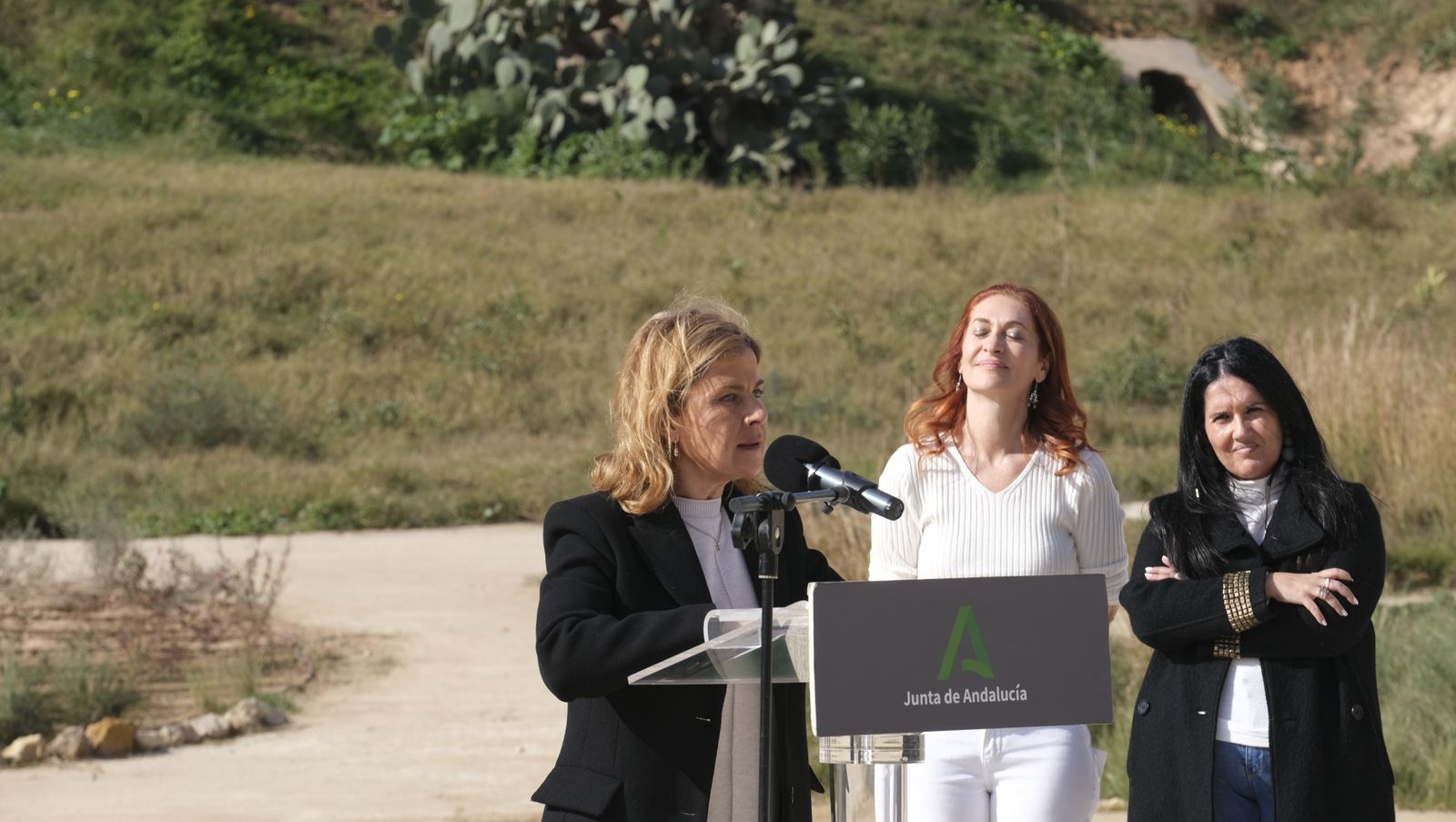Imágenes de 'Versos por la Paz', en el Parque de La Hoya de Almería