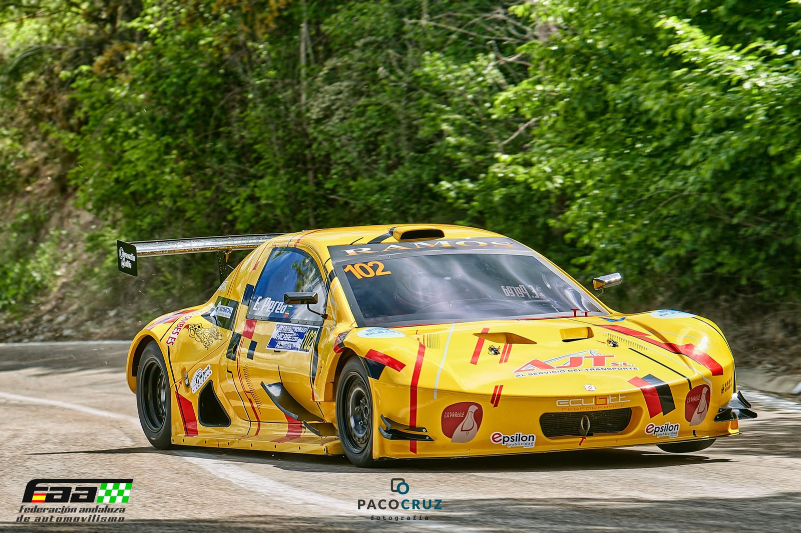 Esteban Perea, en la prueba celebrada en Noalejo.