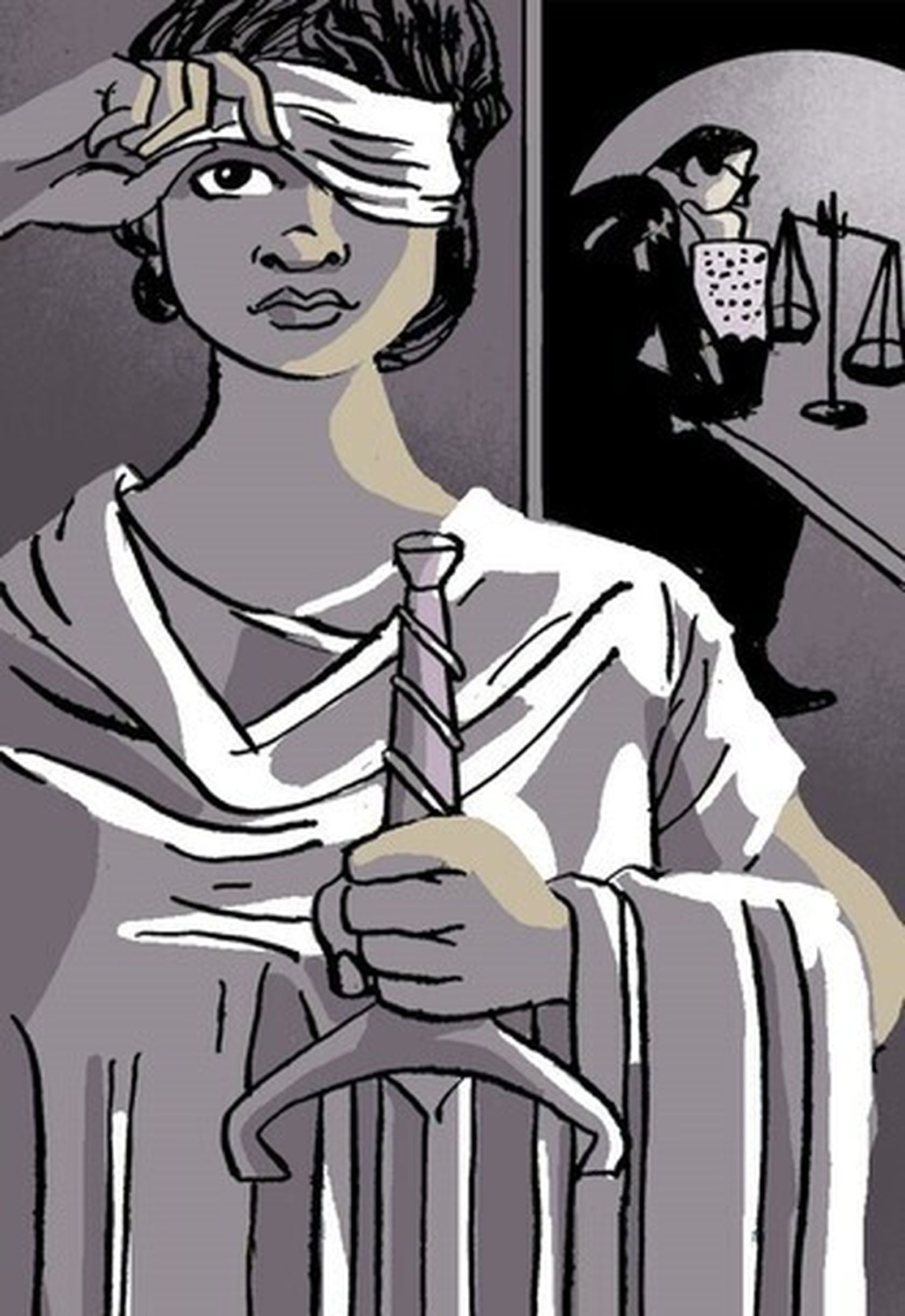 La imagen de la justicia y un juez de Huelva