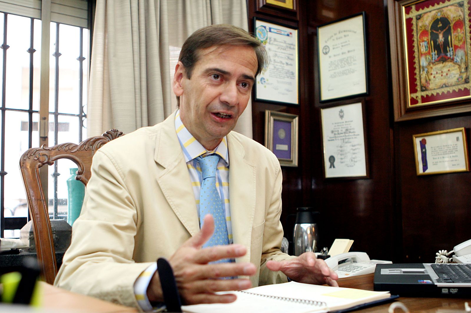 Francisco Peinado, en una entrevista concedida a este periódico.