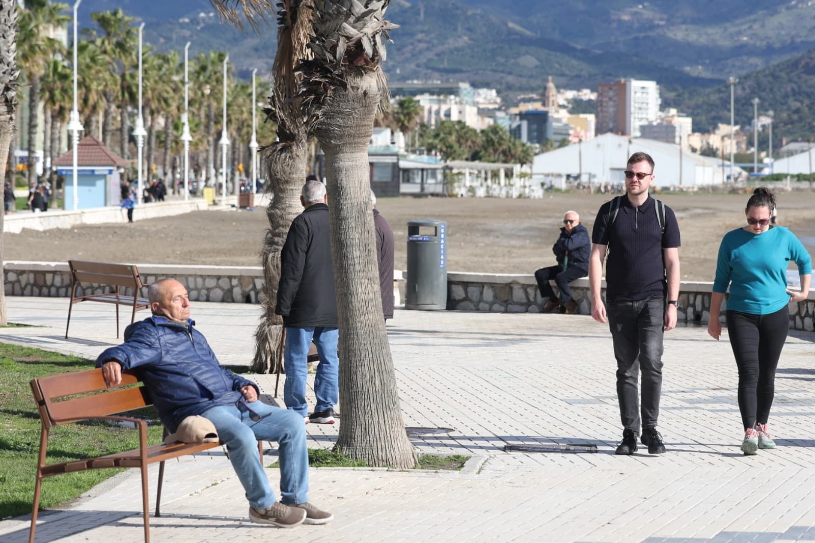 Este fin de semana un anticiclón alejará las lluvias de Málaga.