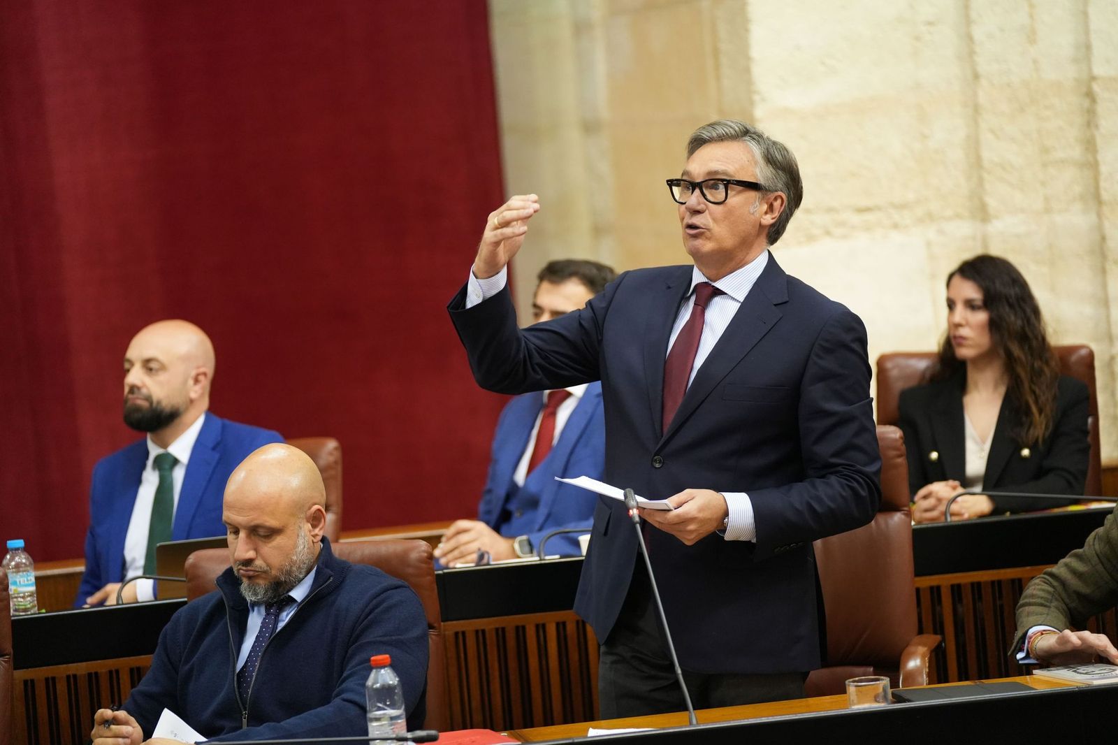 El portavoz de Vox en el Parlamento Andaluz, Manuel Gavira.