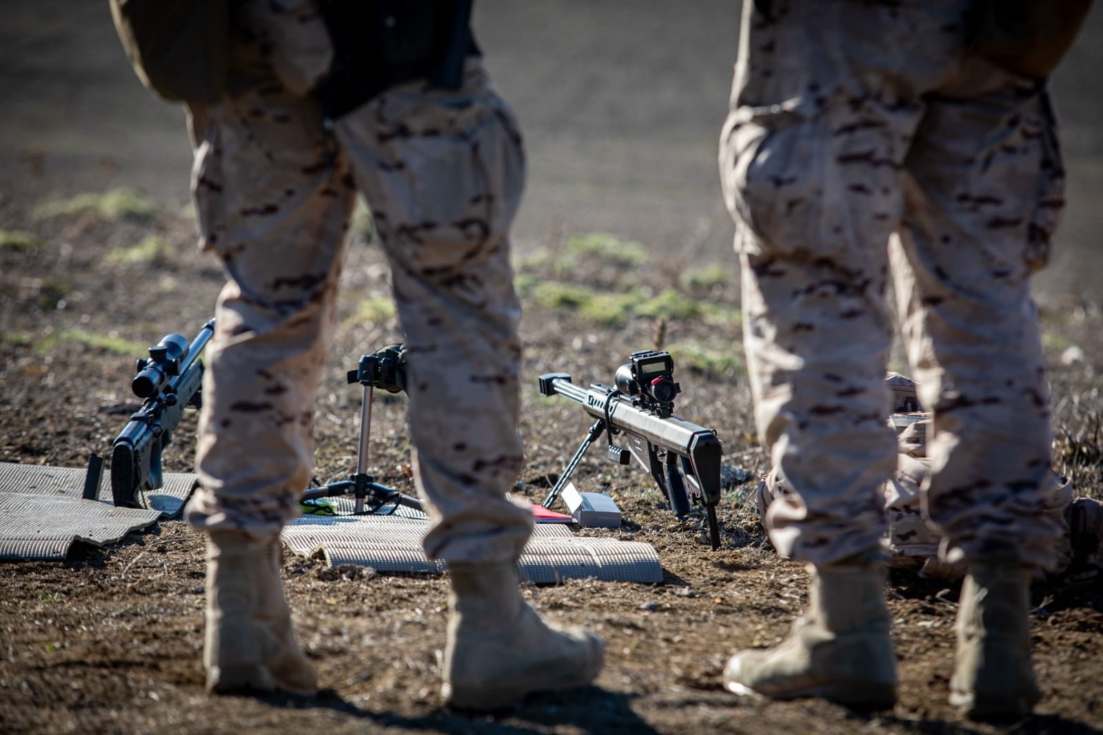 Infantería de Marina: Imágenes del ejercicio de tiradores de precisión de la FUPRO en el Retín