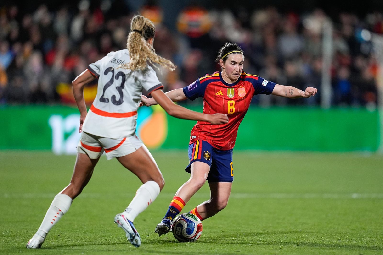 Las fotos del España-Islandia de fútbol femenino