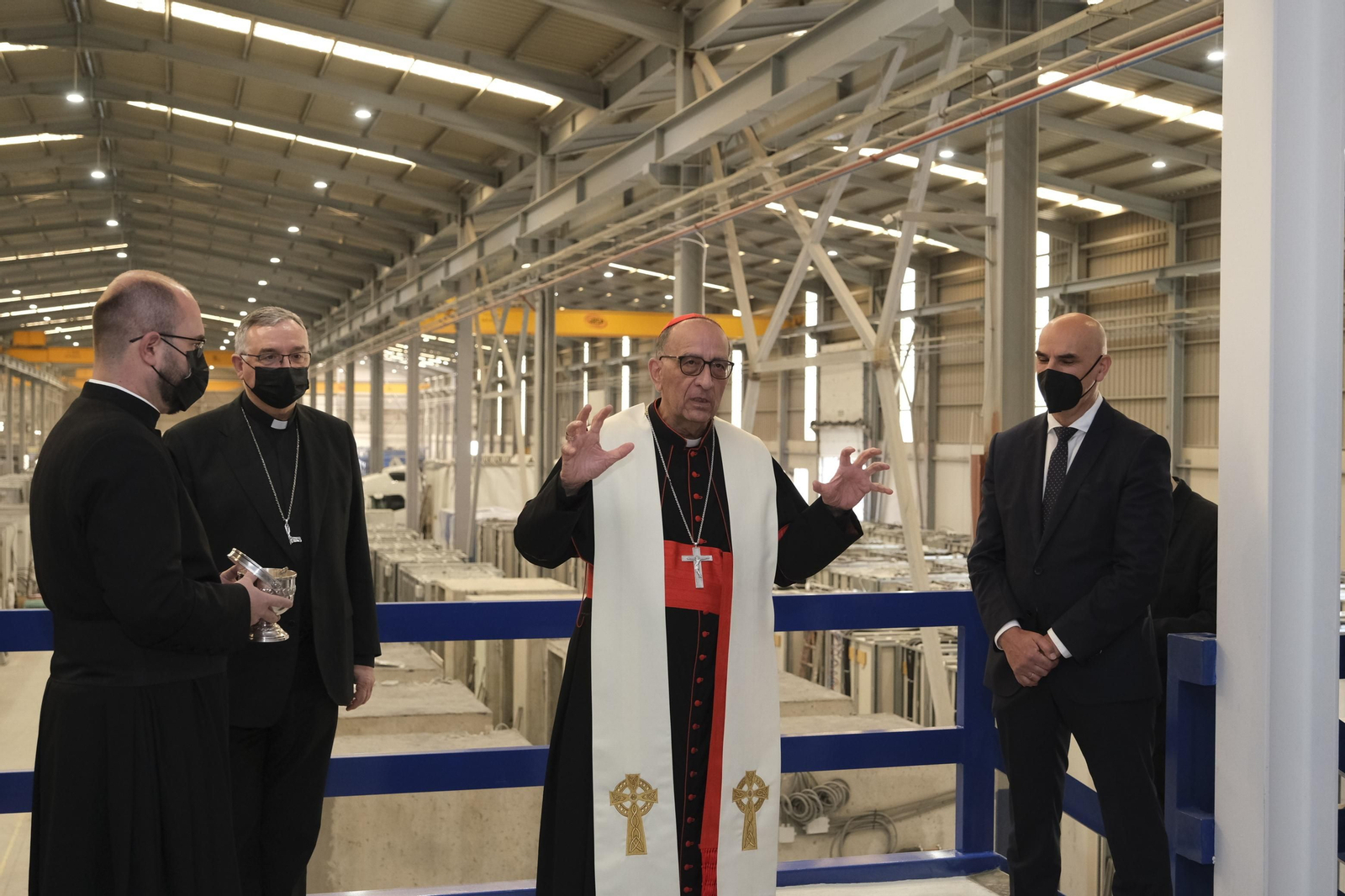 Bendición de las instalaciones de Hydrodiseño, en Huércal Overa (Almería)