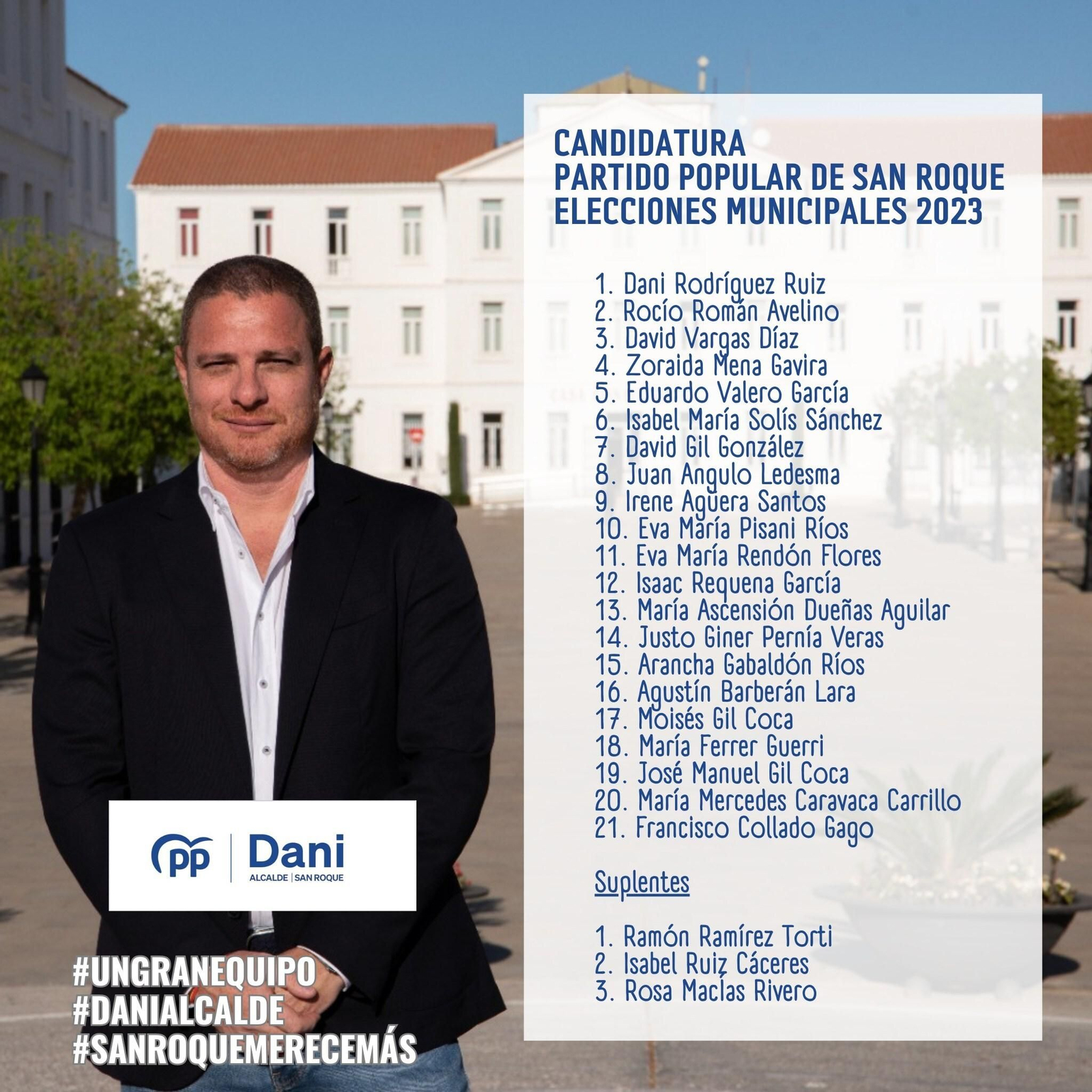 Estos son los 21 concejales de la nueva Corporación municipal en San Roque