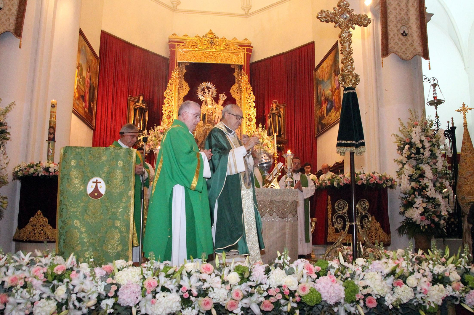 Imágenes de la bendición de la Virgen del Carmen