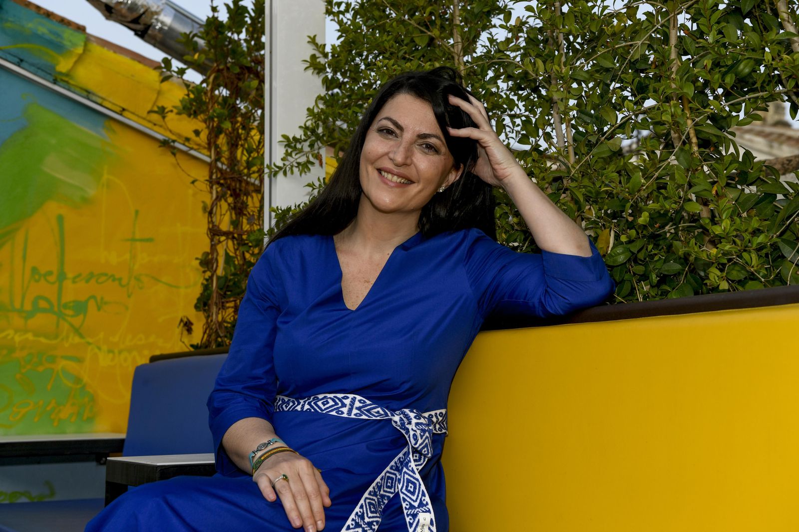 Macarena Olona, en su última visita a Granada.