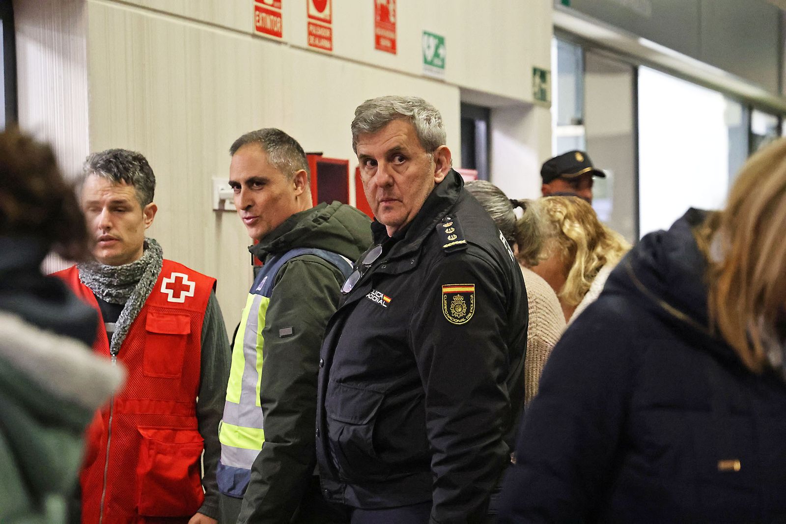 Las Fotografías del dispositivo de urgencia en la estación de Huelva para los afectados por el tren accidentado