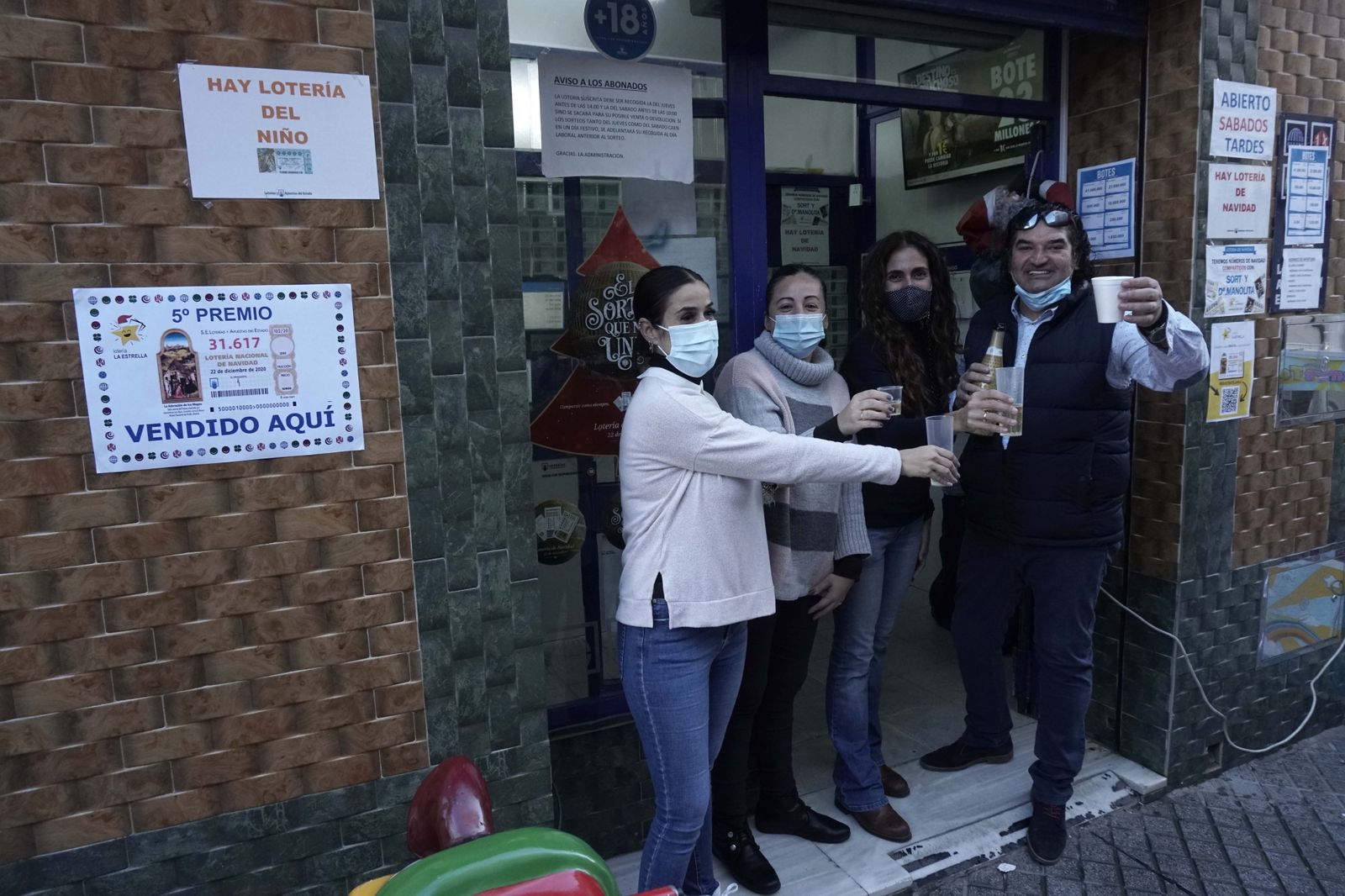 Loteria de Navidad: un quinto premio cae en Dos Hermanas