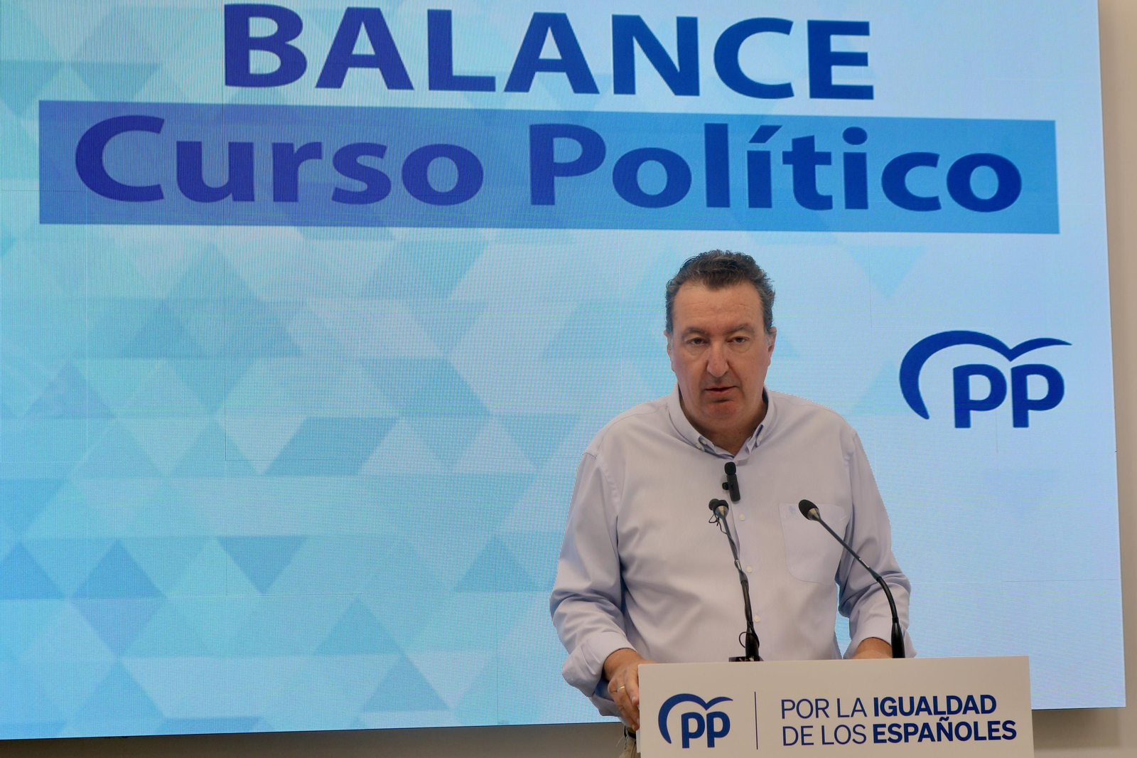 Manuel Andrés González, este lunes en rueda de prensa.