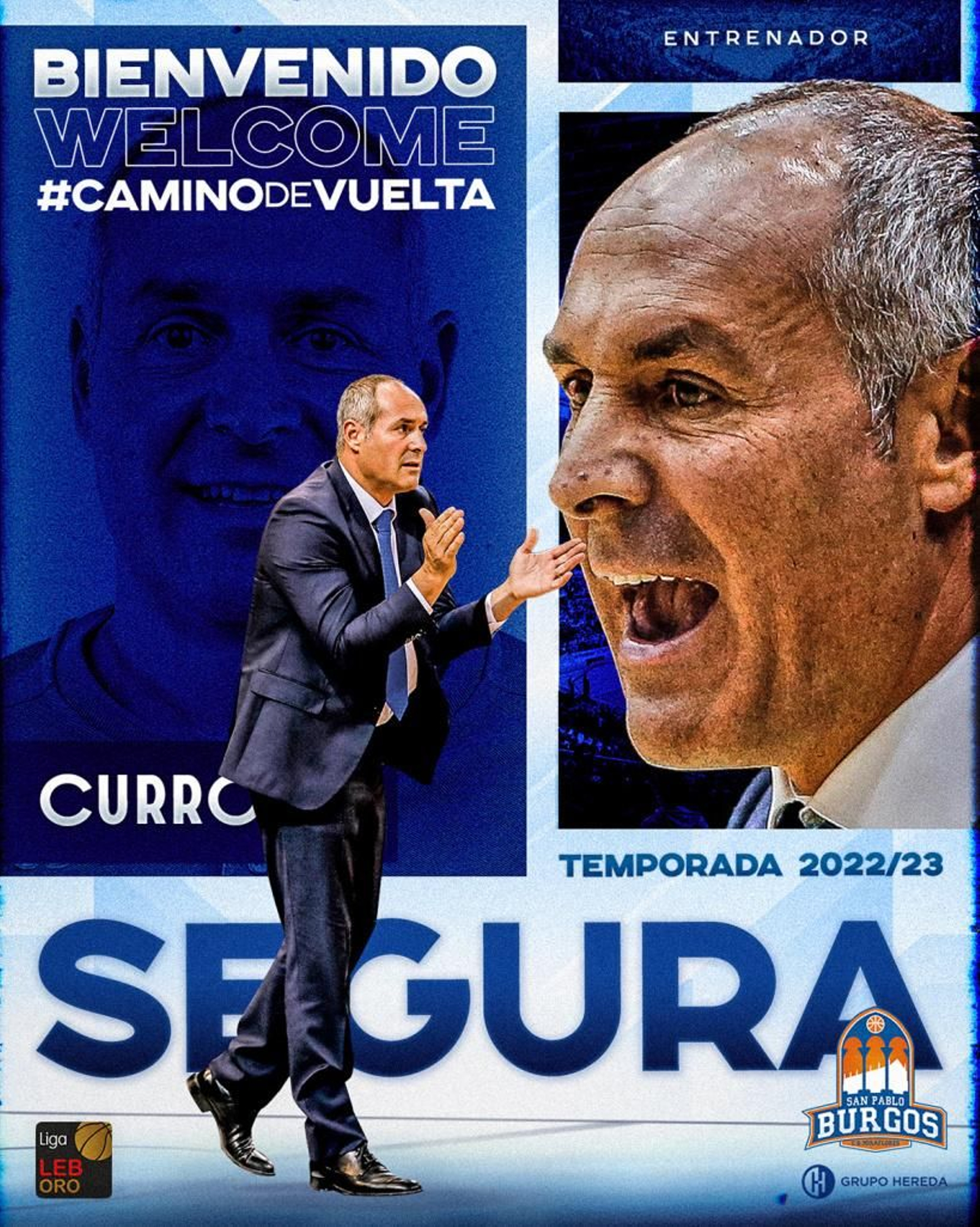 Curro Segura, nuevo entrenador en Burgos.