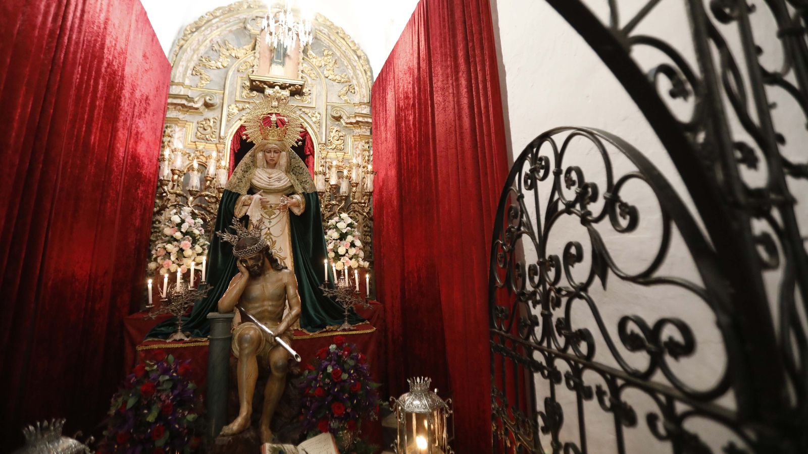 Fotos del Martes Santo en San Roque: Cristo de la Caña y Virgen de la Esperanza