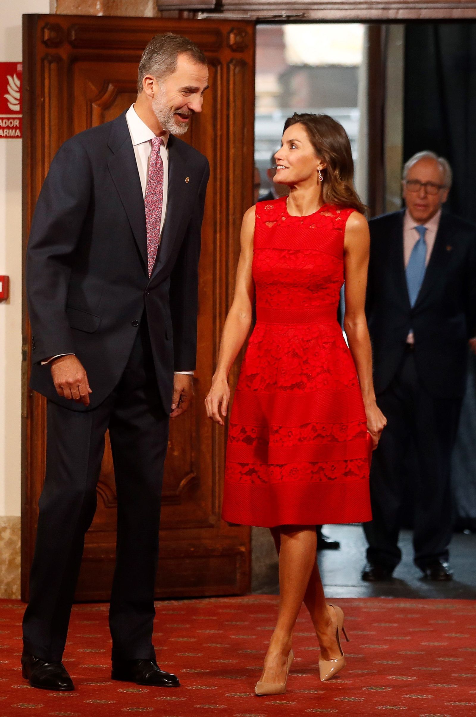 La recepción previa a la entrega de los Princesa de Asturias