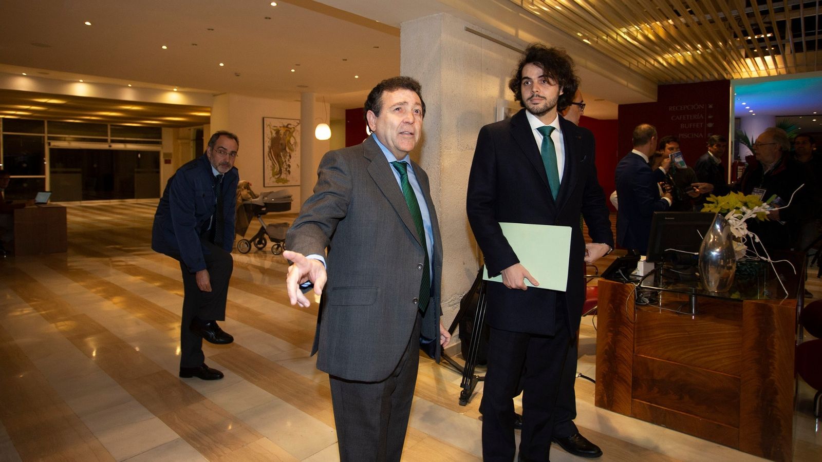 Joaquín Caro Ledesma, a su llegada a la Junta.