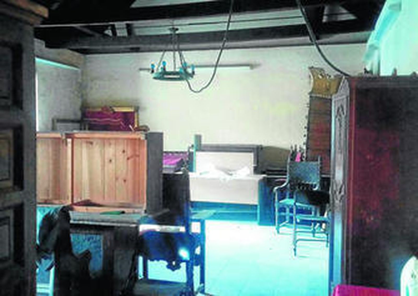 El interior de parte de las dependencias altas del Sagrario de la Catedral.