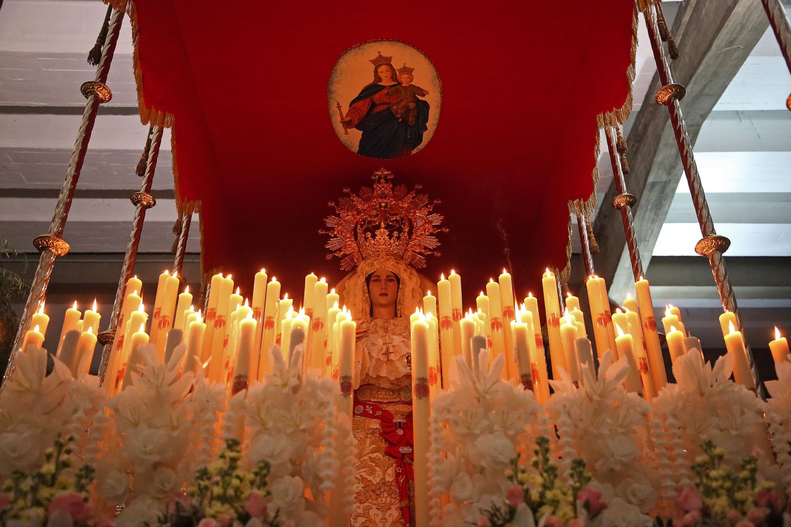 Fotos de la primera levantá de La Borriquita en Algeciras 2023