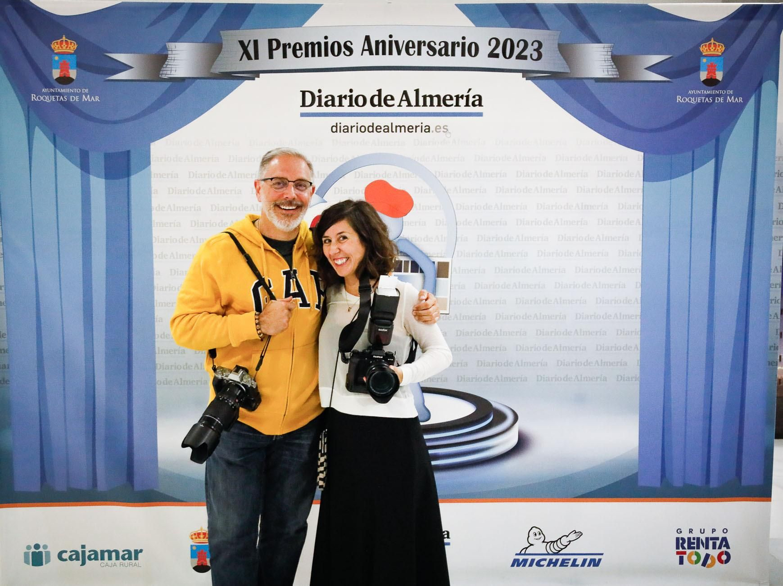Imágenes de la Gala Aniversario de Diario de Almería, en Roquetas