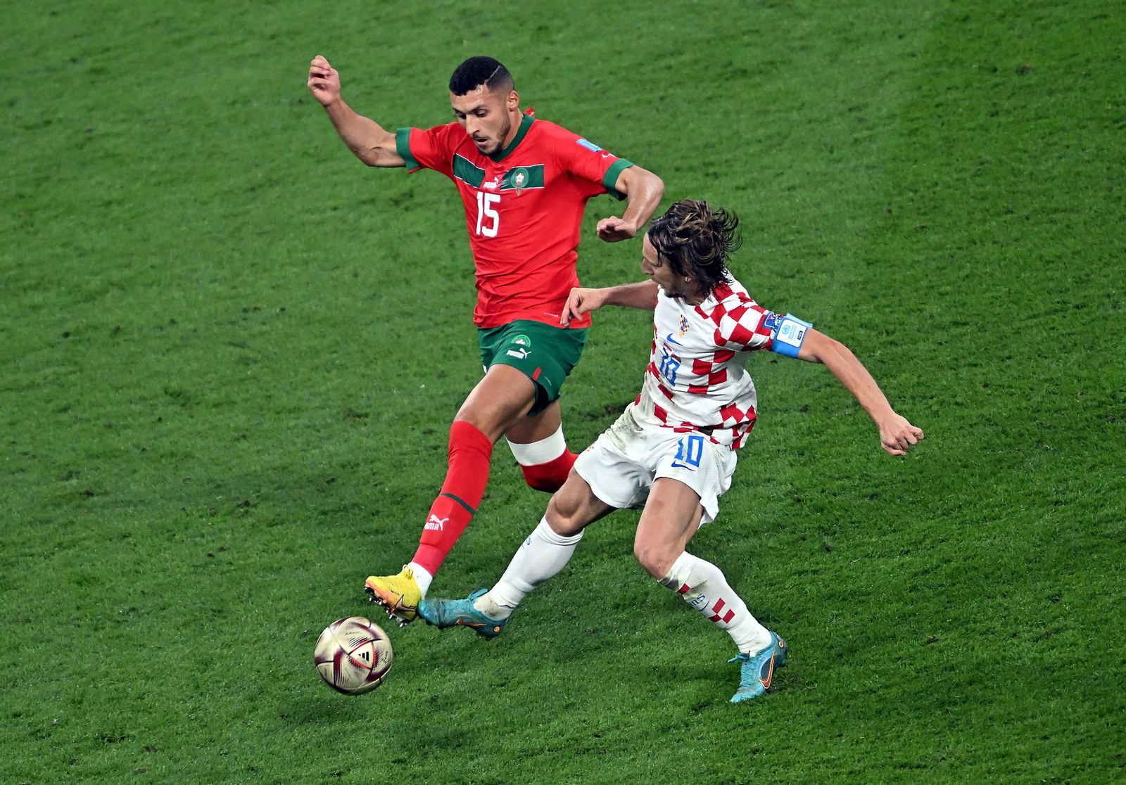 Las fotos del Croacia-Marruecos del Mundial de Qatar