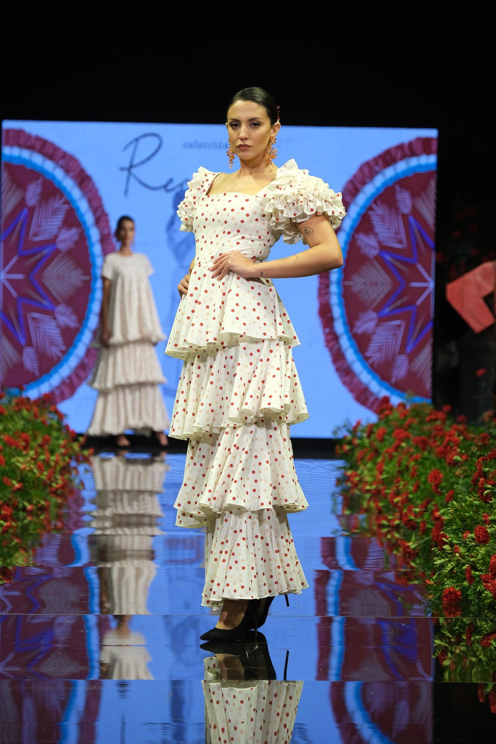 Desfile de Juan Saavedra en la Pasarela Flamenca Jerez Tío Pepe 2023