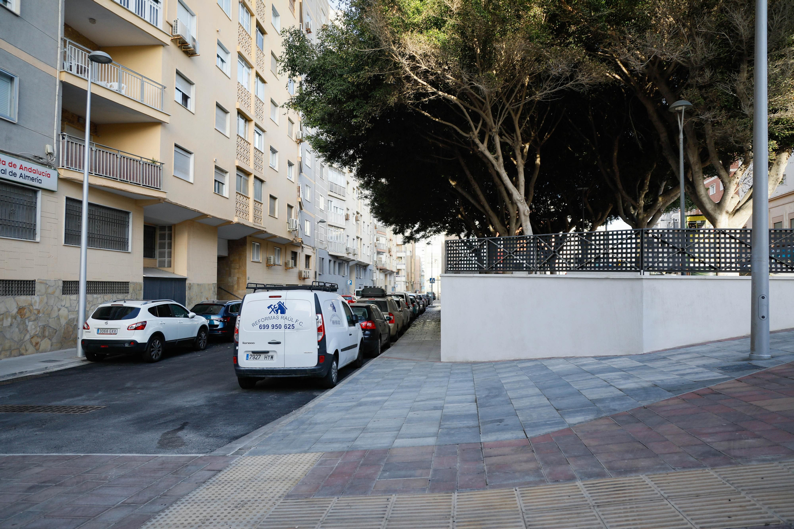 Imágenes de las calles en obras