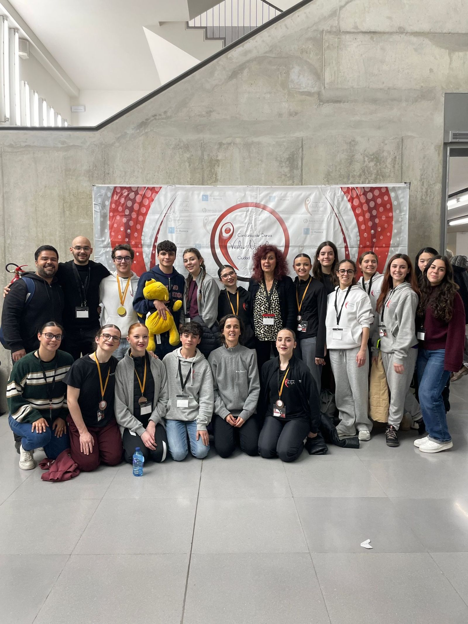 Imagen de grupo de la Escuela de Música y Danza 'Belén Fernández' en Huesca.