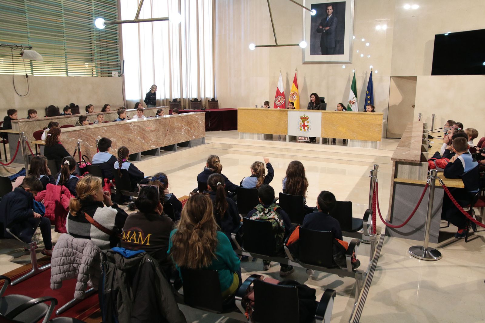 Los alumnos de la SAFA, concejales por un día