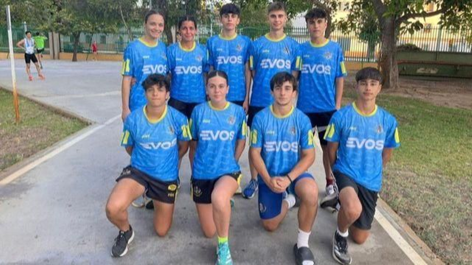 Parte de la expedición del Club de Atletismo Bahía de Algeciras