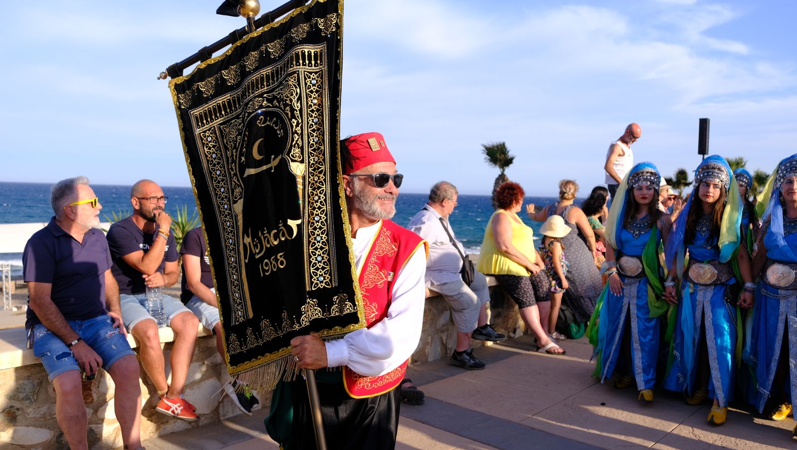 Moros y Cristianos de Mojácar en la Playa del Lance, en imágenes