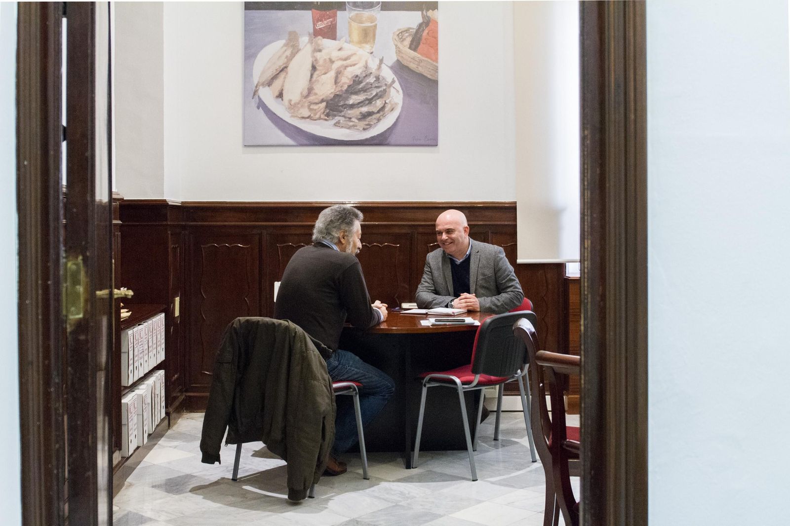 Reunión para hablar del futuro de los guardacantones