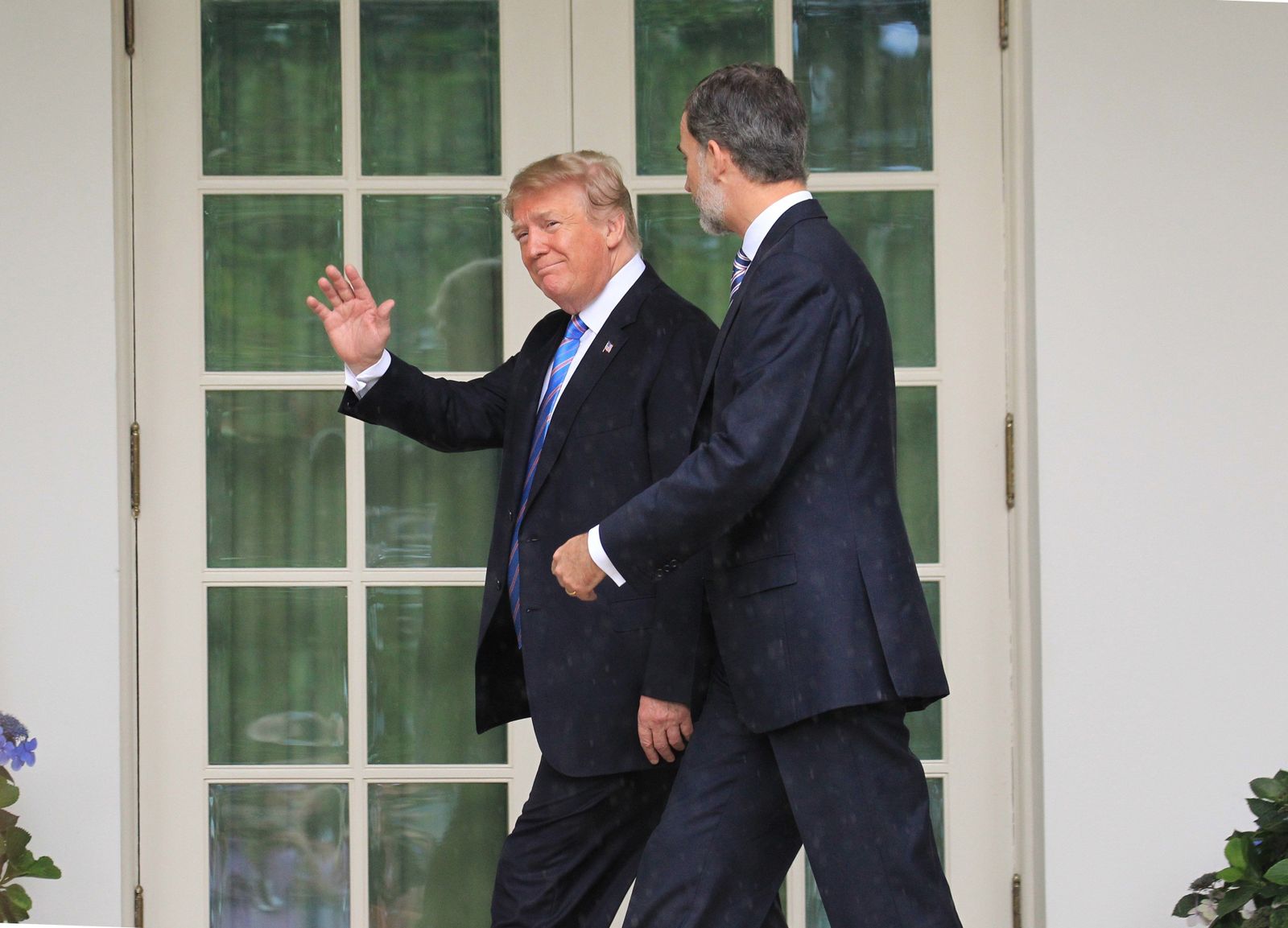 Los Reyes, en la Casa Blanca