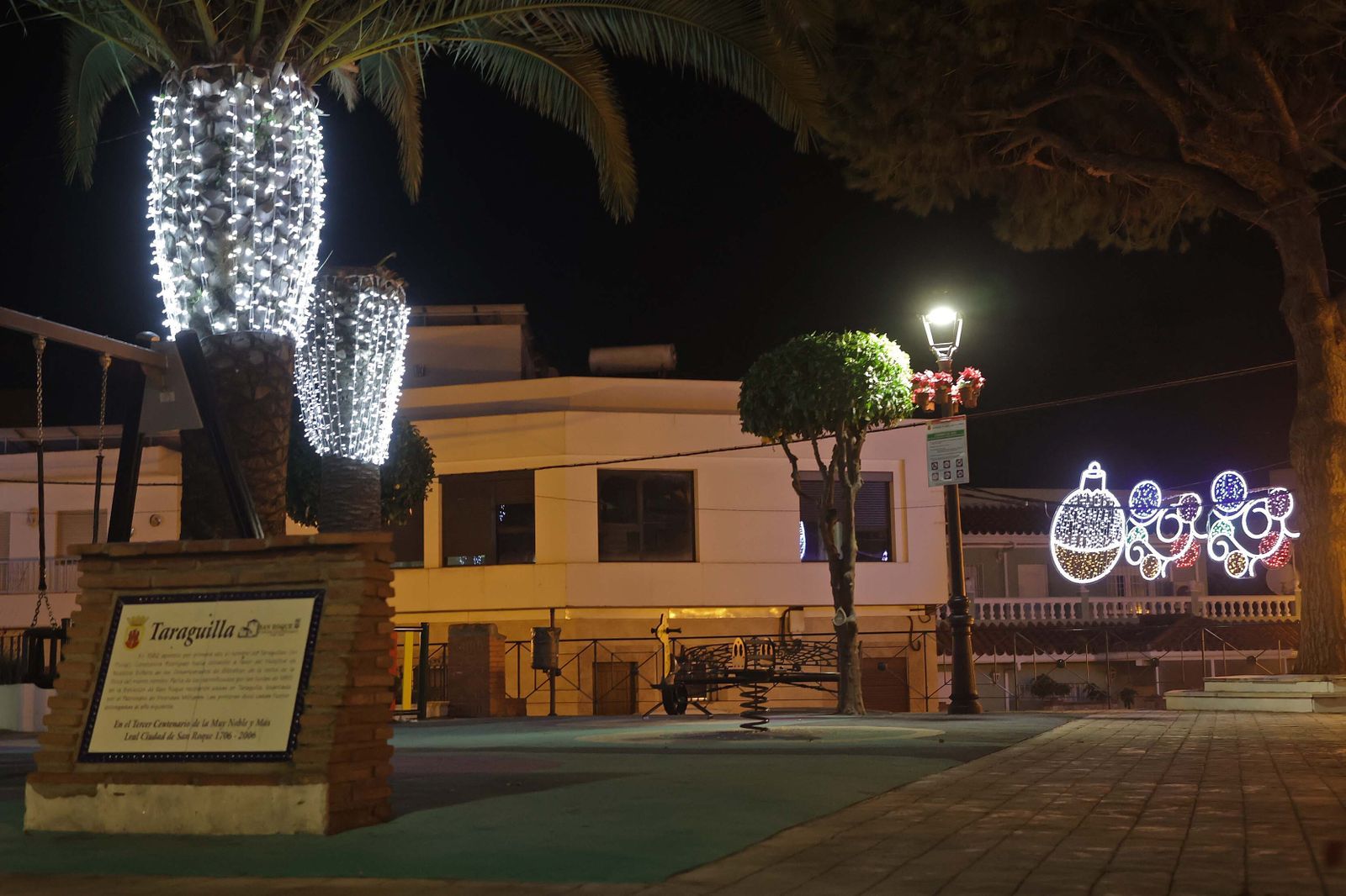 El alumbrado navideño de San Roque, en imágenes