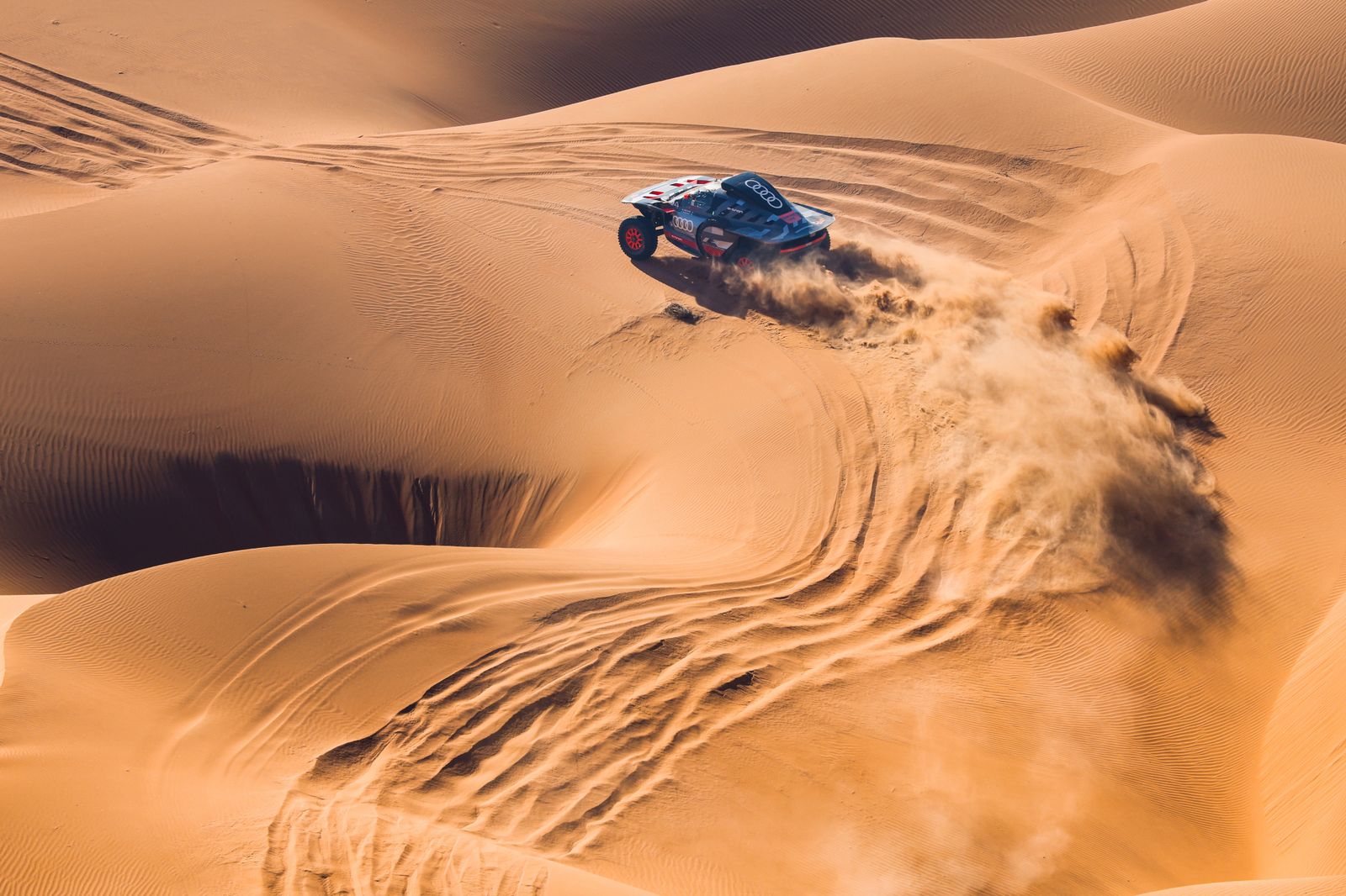 Las mejores fotos del Dakar por las dunas