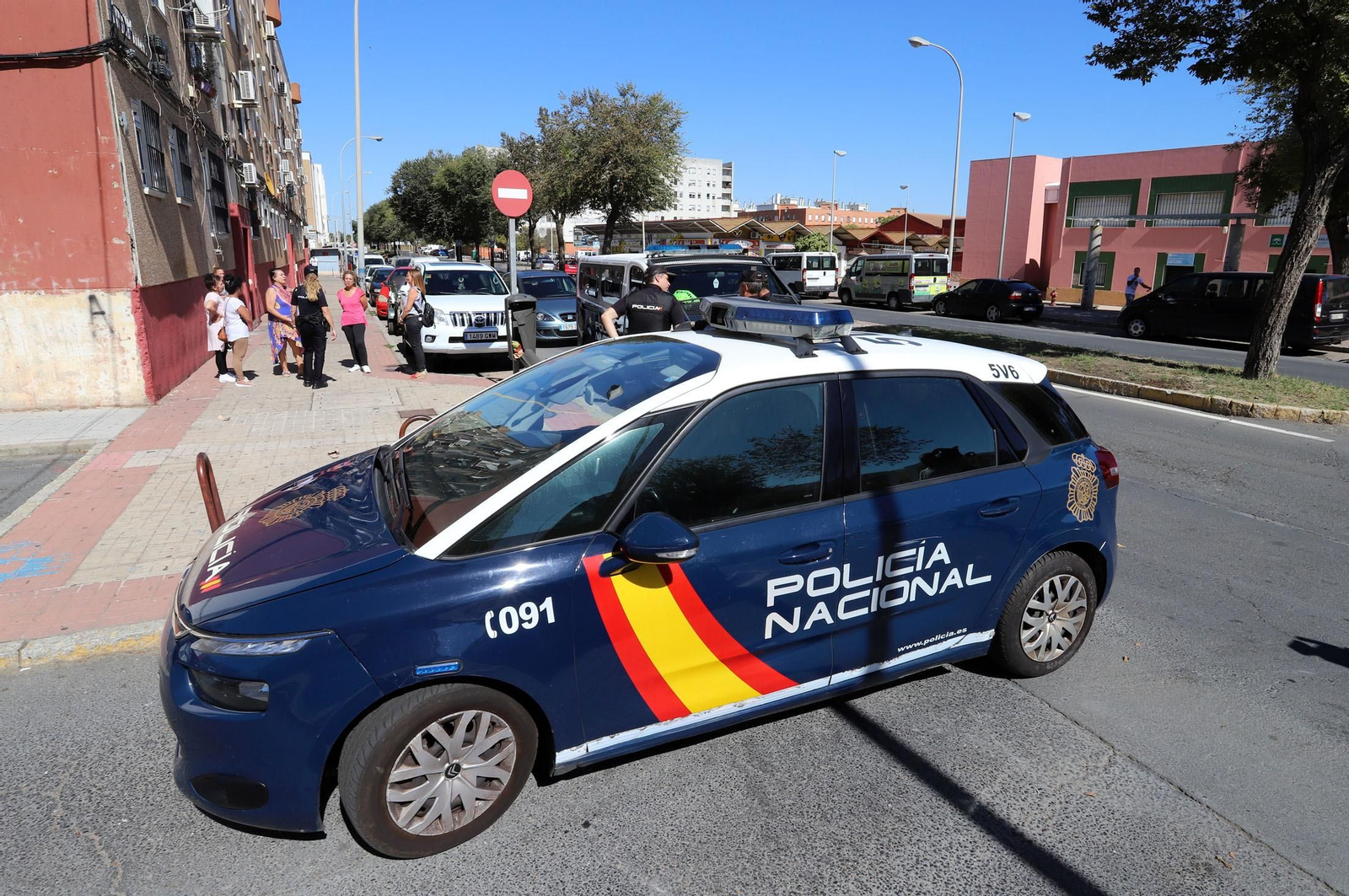 Imágenes del lugar del tiroteo en el Torrejón