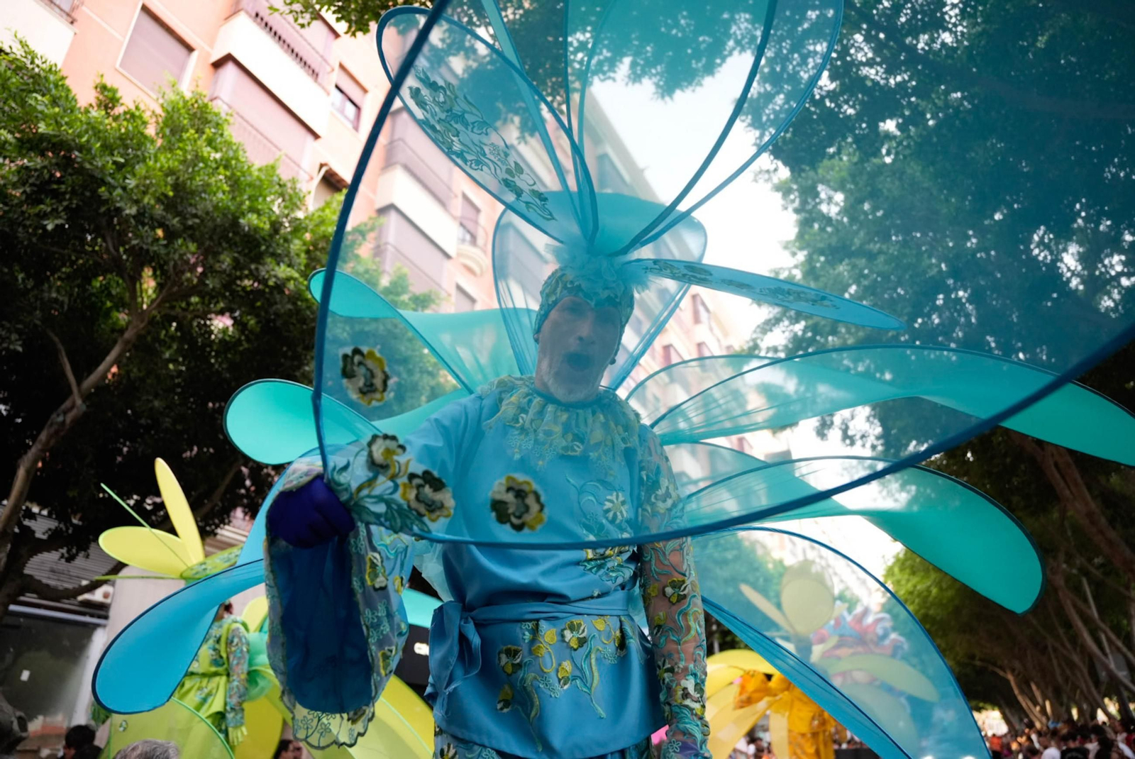 Así se ha vivido la Batalla de Flores en la Feria de Almería