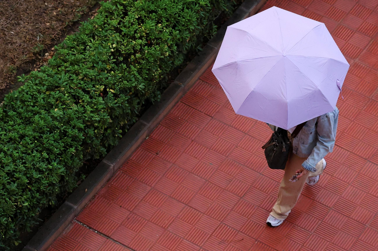 Lluvia en Málaga.