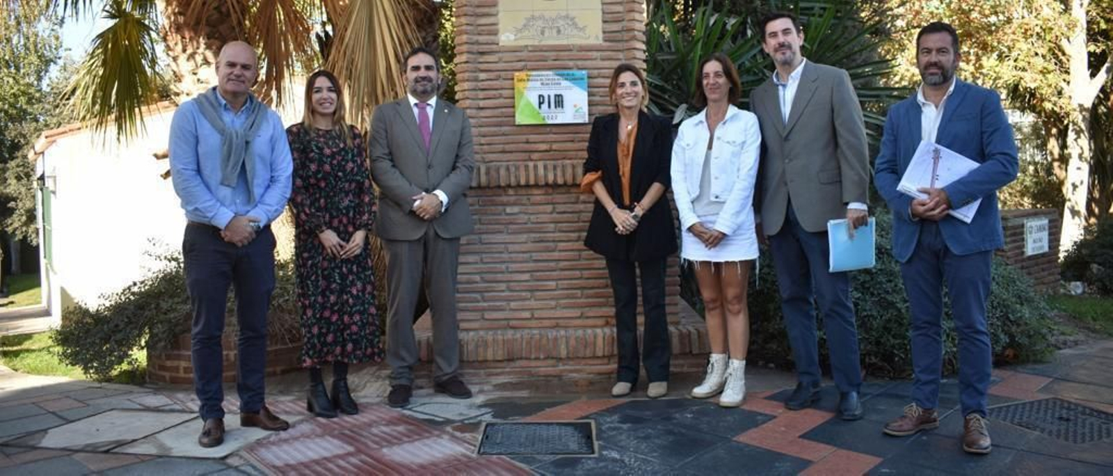 La visita institucional al fin de los trabajos.