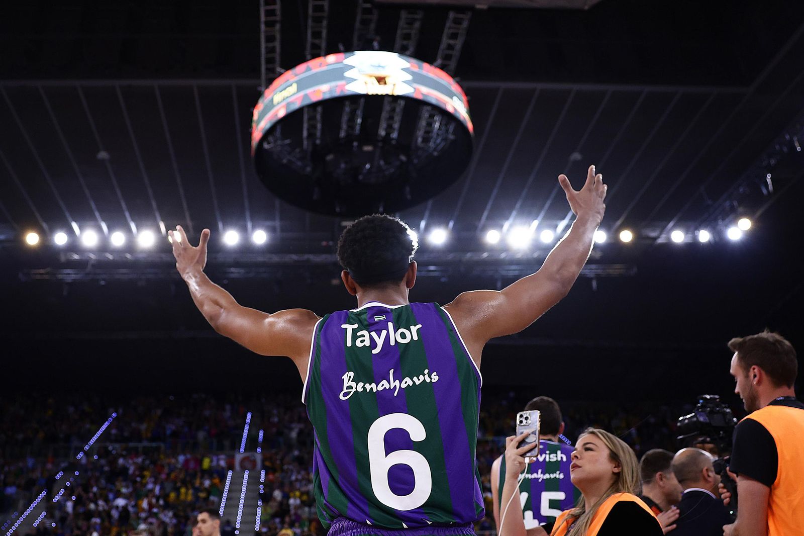 Kameron Taylor, tras ganar la Copa.