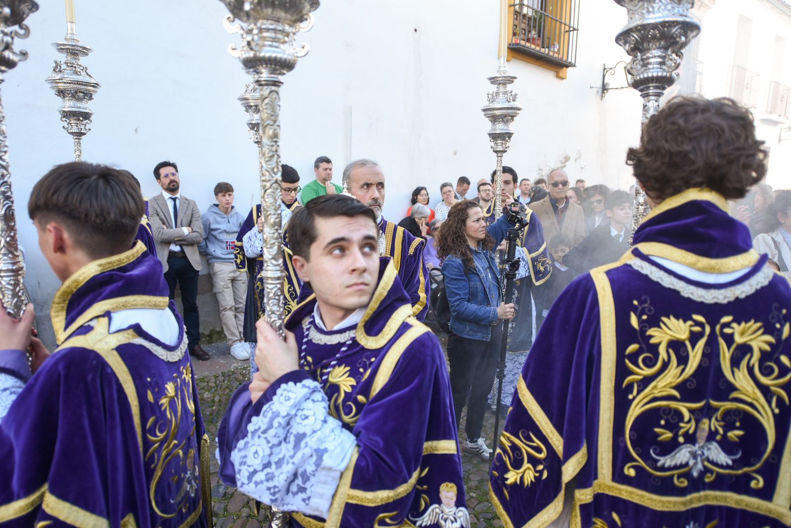 El traslado del Señor de la Sangre a la Catedral para el Vía Crucis de las Cofradías, en imágenes