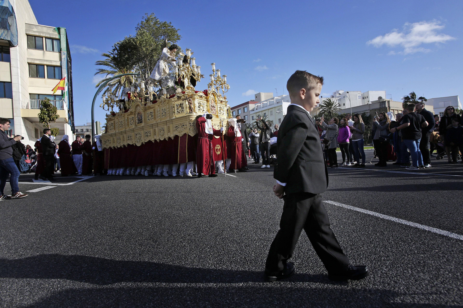 Imágenes de la procesión de la Oración en el Huerto