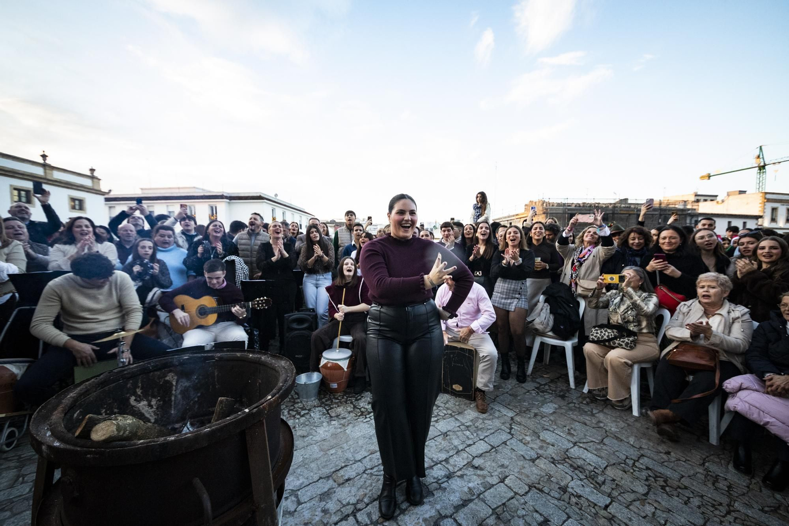 Imágenes de zambombas del día 13 de diciembre en Jerez