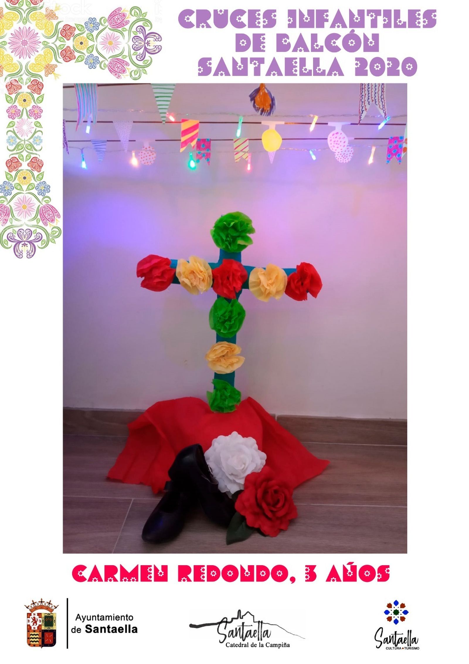 Así son las Cruces de Mayo de los niños de Santaella