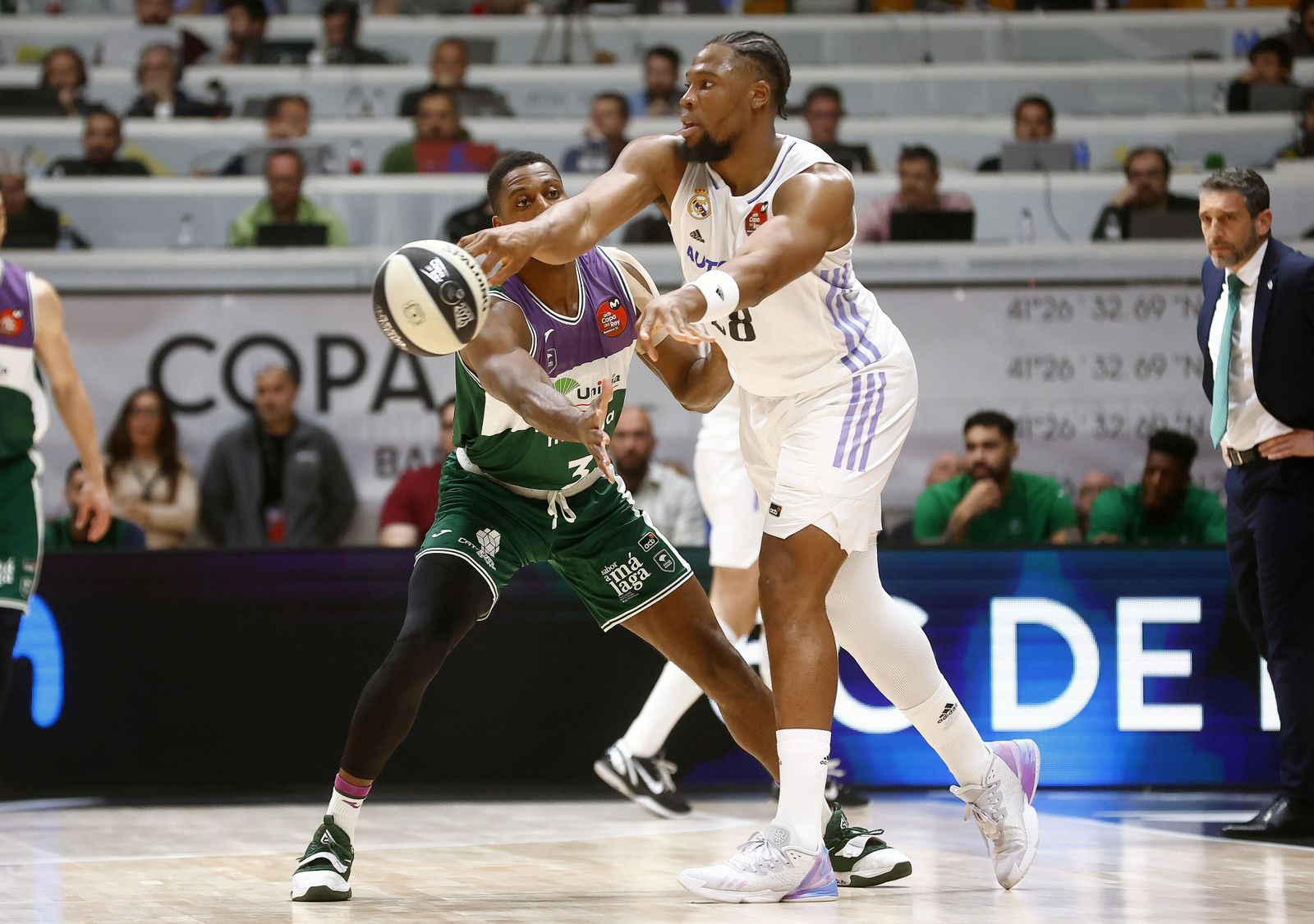 El Real Madrid-Unicaja de Copa del Rey, en imágenes
