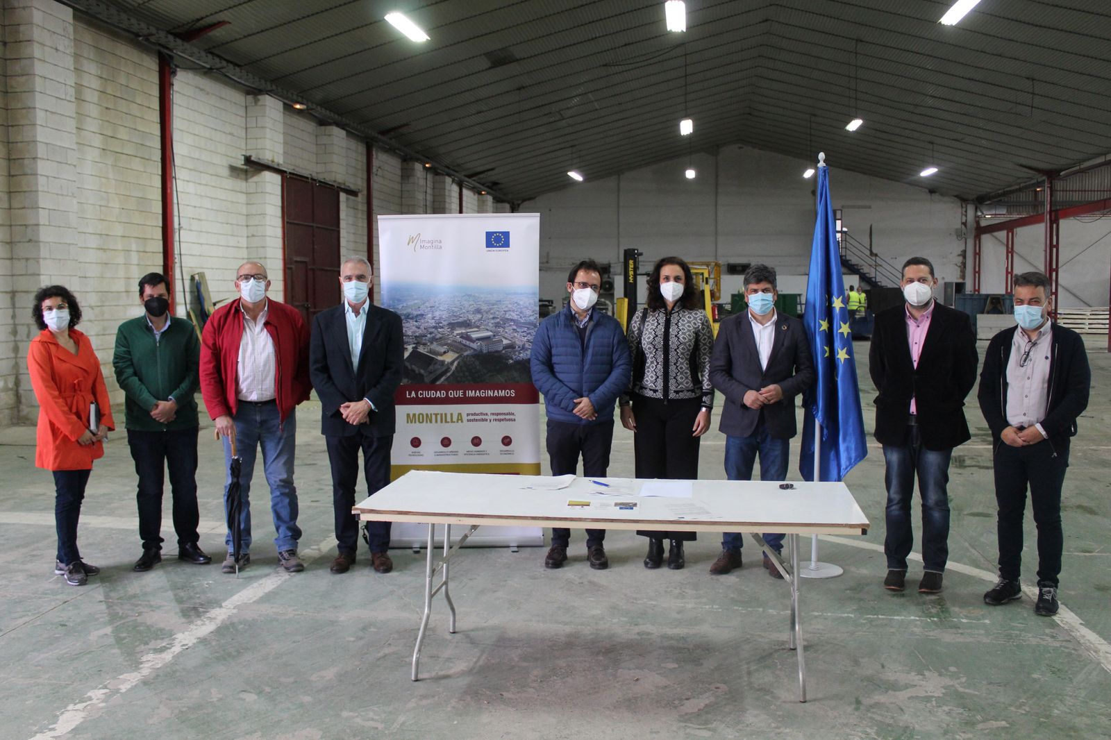 Inicio de las obras en el complejo Envidarte de Montilla.