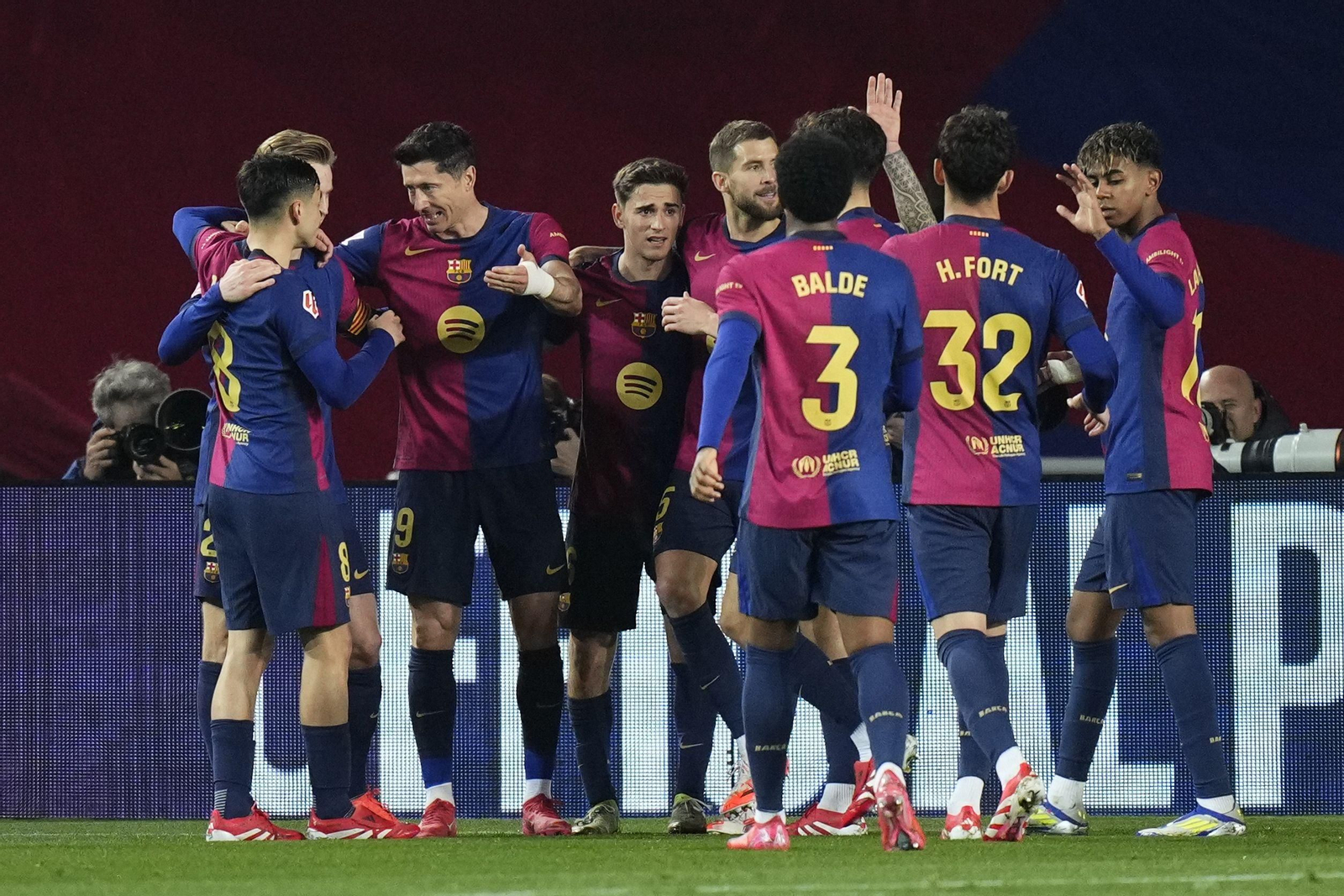 Las fotos del polémico Barcelona - Rayo Vallecano