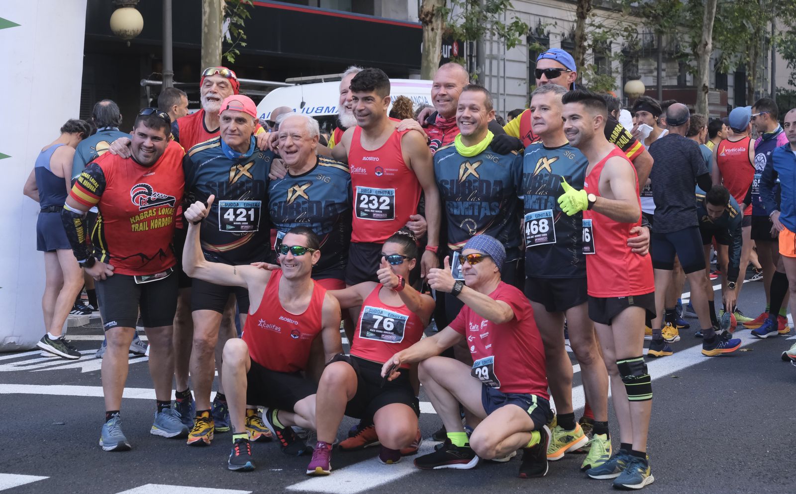 Las imágenes de la novena edición de la Subida a las Ermitas, en Córdoba.