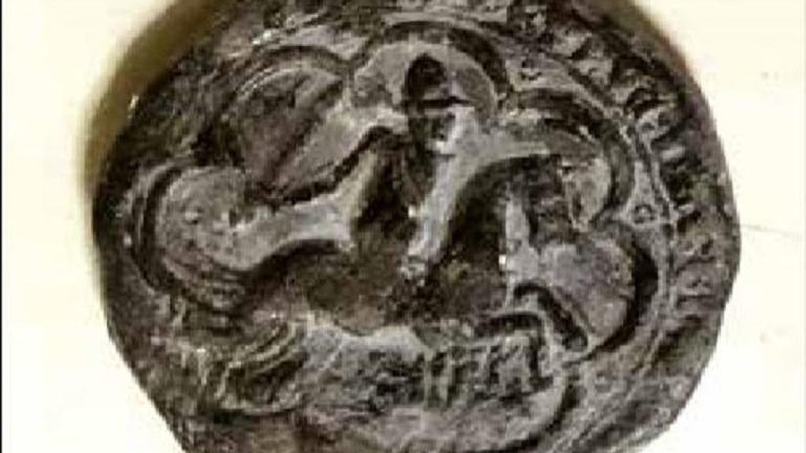 Sello de plomo del rey Pedro I.